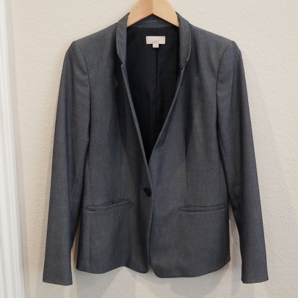 Women's One-Button Single Breasted Suiting Blazer